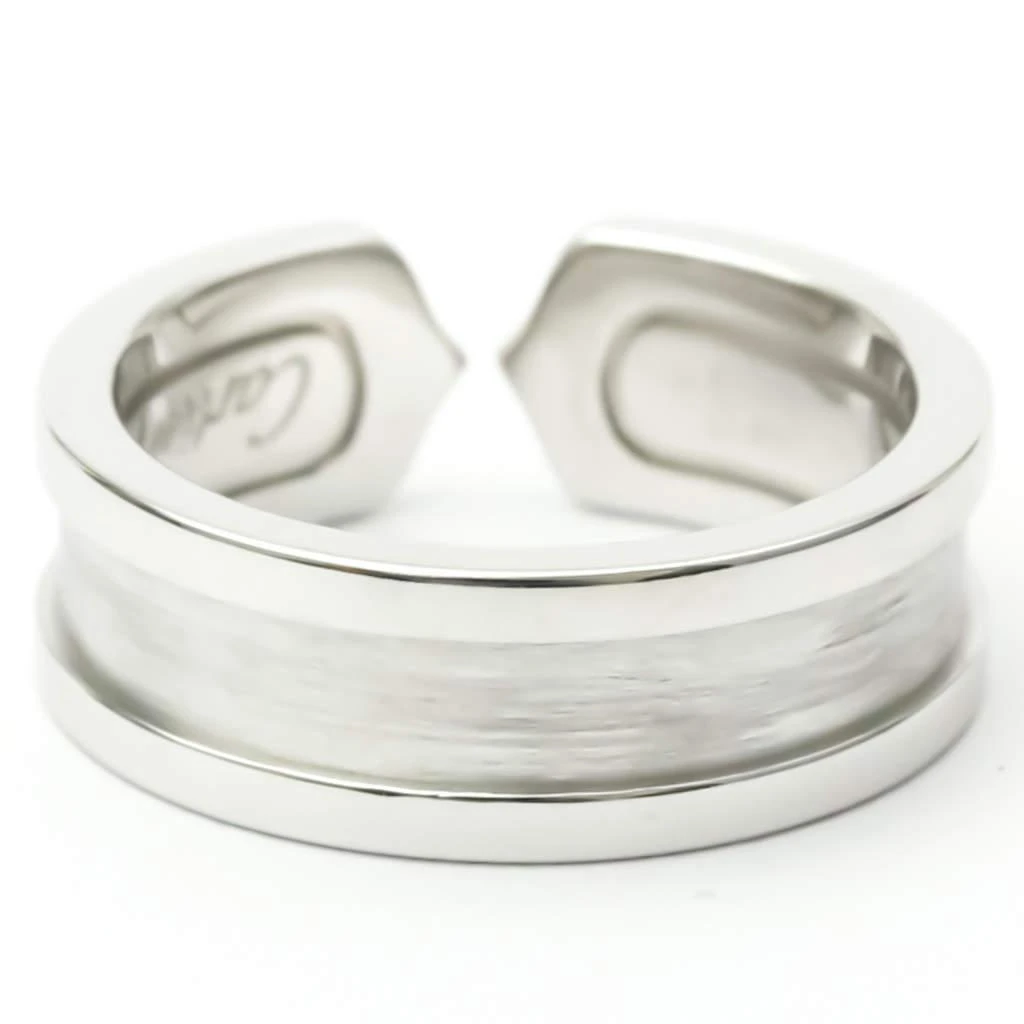 商品[二手商品] Cartier|Cartier Double C 18K White Gold Ring EU 51,价格¥4591,第3张图片详细描述