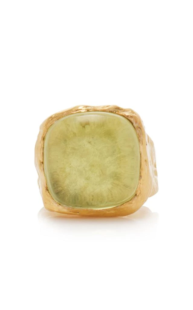 商品Simuero|Simuero - Boya Quartz 18K Gold-Plated Ring - Yellow - US 7 - Moda Operandi - Gifts For Her,价格¥1784,第1张图片