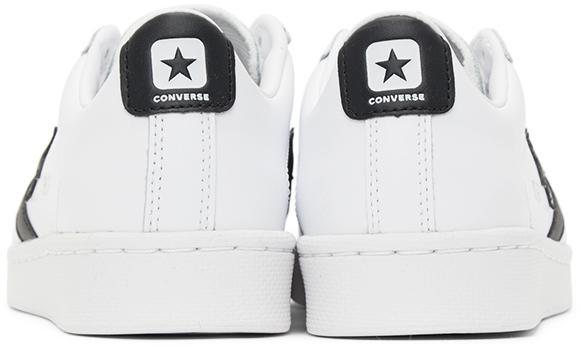 商品Converse|White & Black Pro Leather OX Low Sneakers,价格¥603,第6张图片详细描述