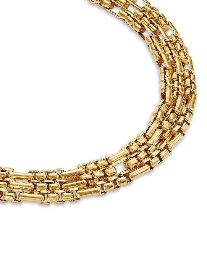 商品Alberto Amati|14K Yellow Gold Triple Layer Box Link Chain Bracelet,价格¥18227,第3张图片详细描述