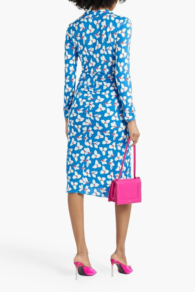 商品Diane von Furstenberg|Palmira wrap-effect floral-print stretch-jersey dress,价格¥1643,第3张图片详细描述