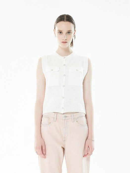 商品LARTIGENT|LLS Pocket Knit Vest,价格¥665,第1张图片