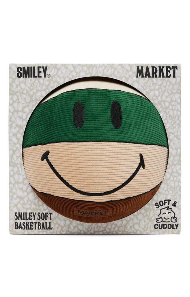 Smiley Cord Panel Plush Basketball商品第1张图片规格展示