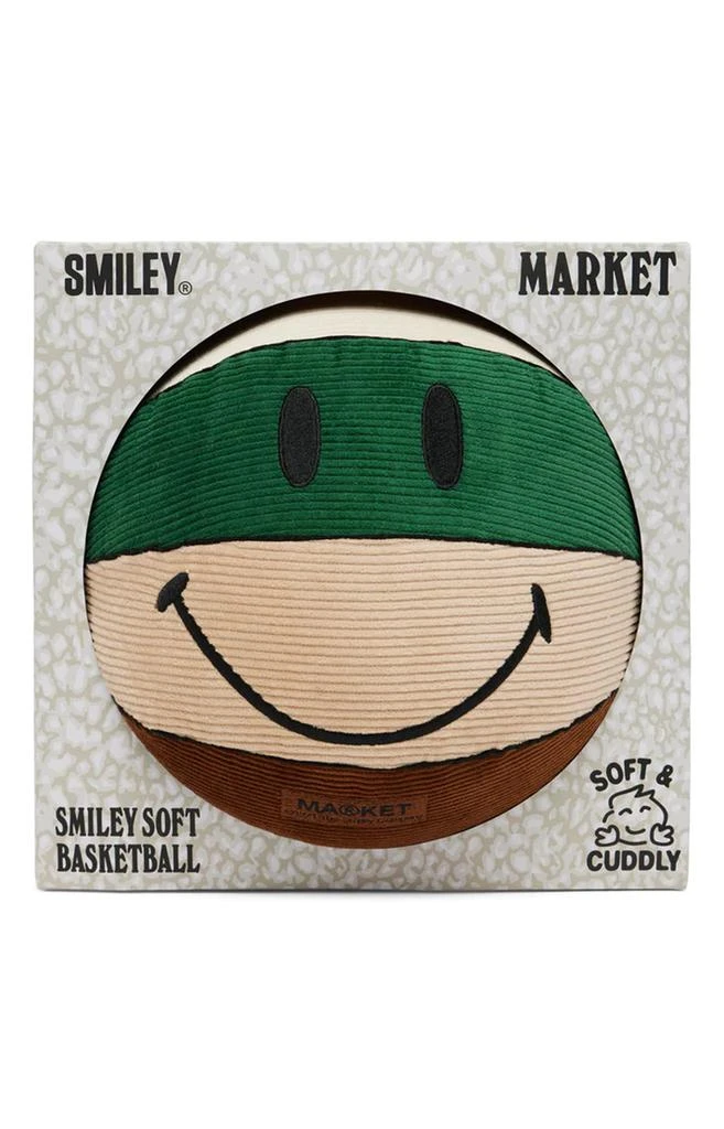 商品Market|Smiley Cord Panel Plush Basketball,价格¥484,第1张图片