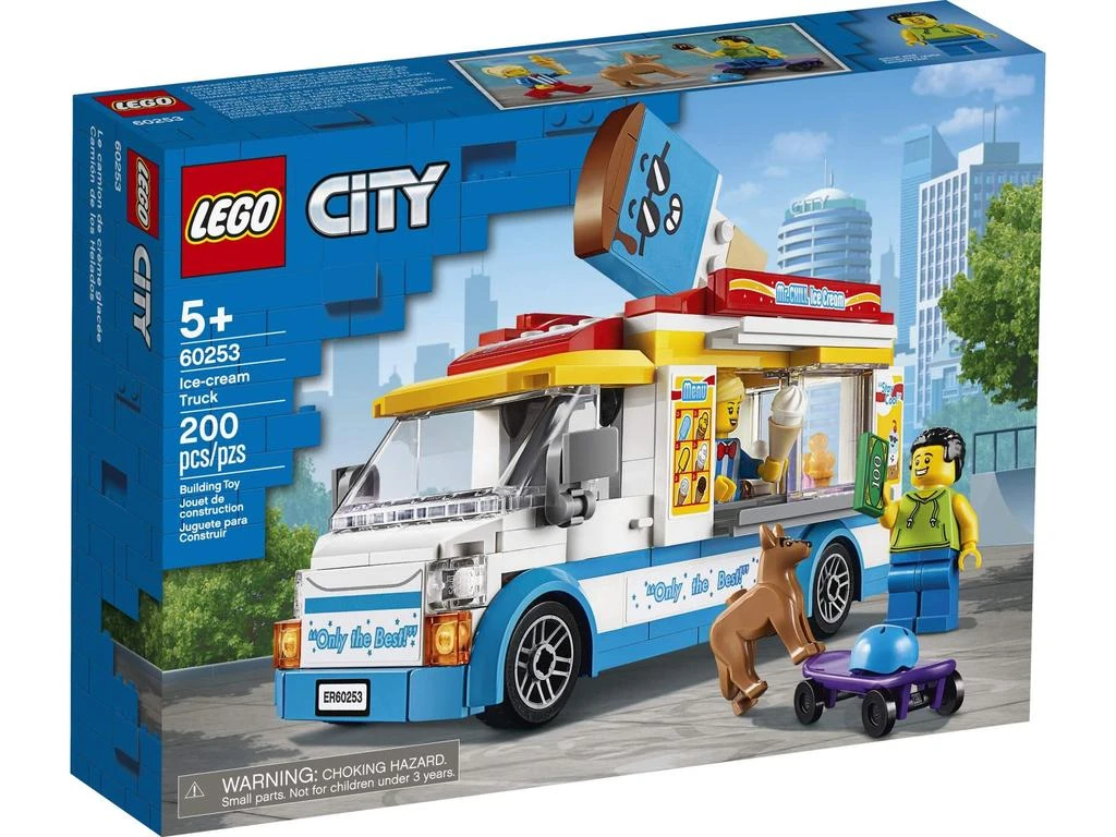 商品LEGO|LEGO City Ice-Cream Truck 60253, Cool Building Set for Kids (200 Pieces),价格¥150,第2张图片详细描述