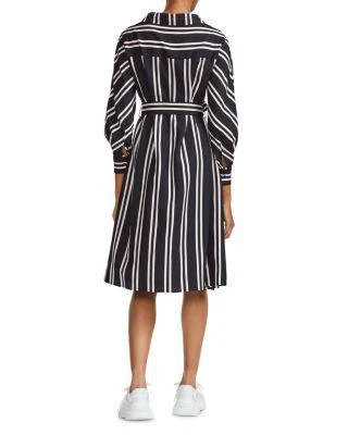 商品Maje|Raji Striped Shirt Dress,价格¥1261,第2张图片详细描述