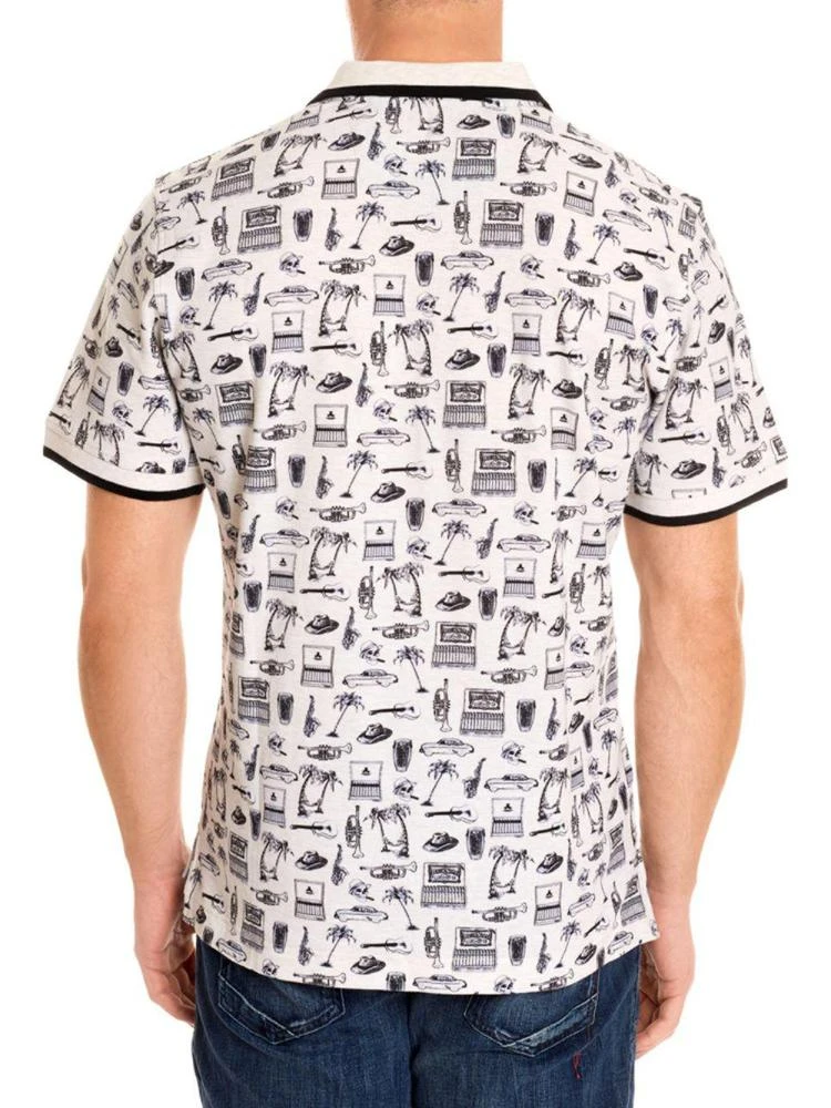 商品Robert Graham|Missile Polo Shirt,价格¥565,第2张图片详细描述