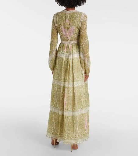 商品Giambattista Valli|花卉真丝乔其纱加长连衣裙,价格¥24605,第3张图片详细描述