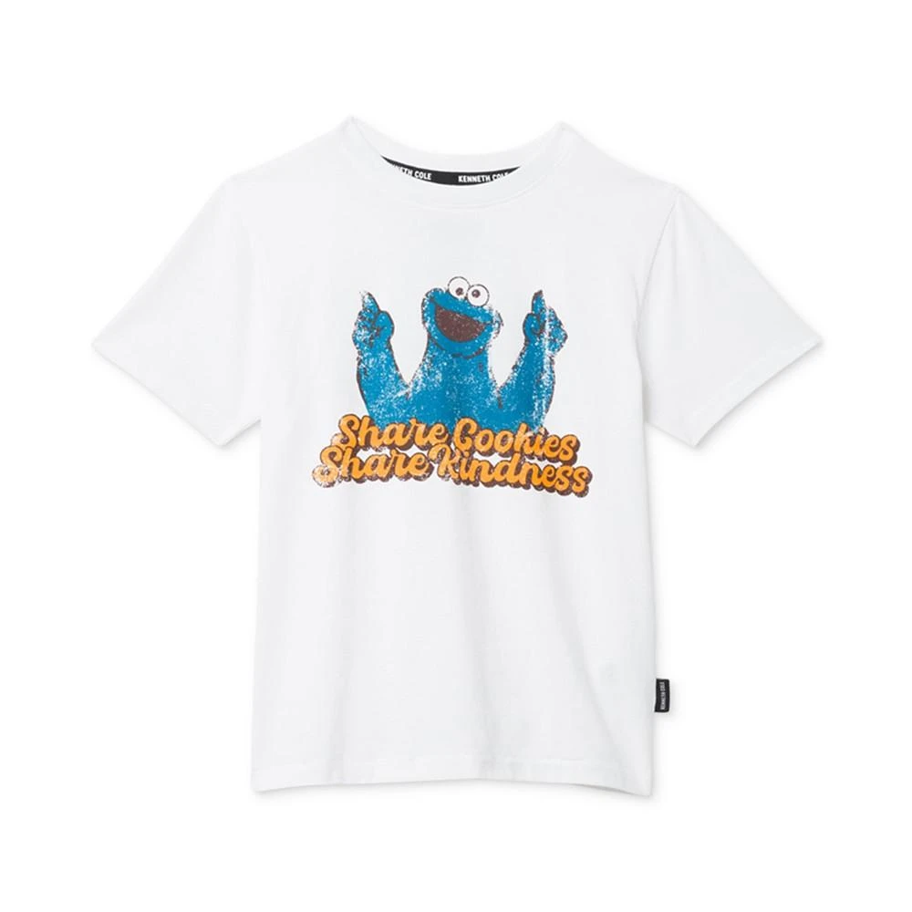 商品Kenneth Cole|X Sesame Street Toddler and Little Kids Cookie Monster T-Shirt,价格¥151,第1张图片