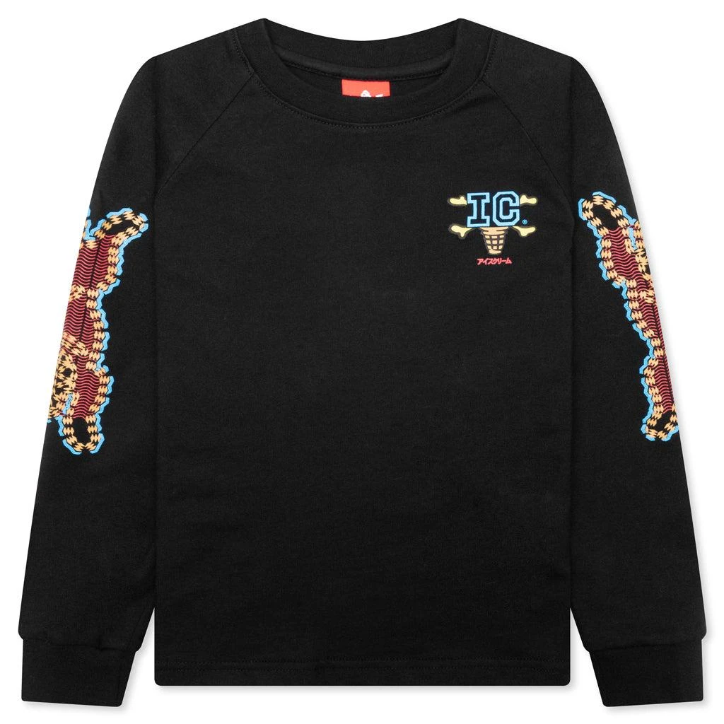 商品Icecream|Kid's Everything L/S Raglan - Black,价格¥365,第1张图片