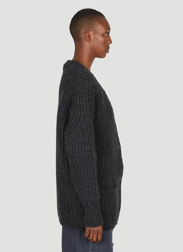 Wave Cardigan in Grey商品第3张图片规格展示