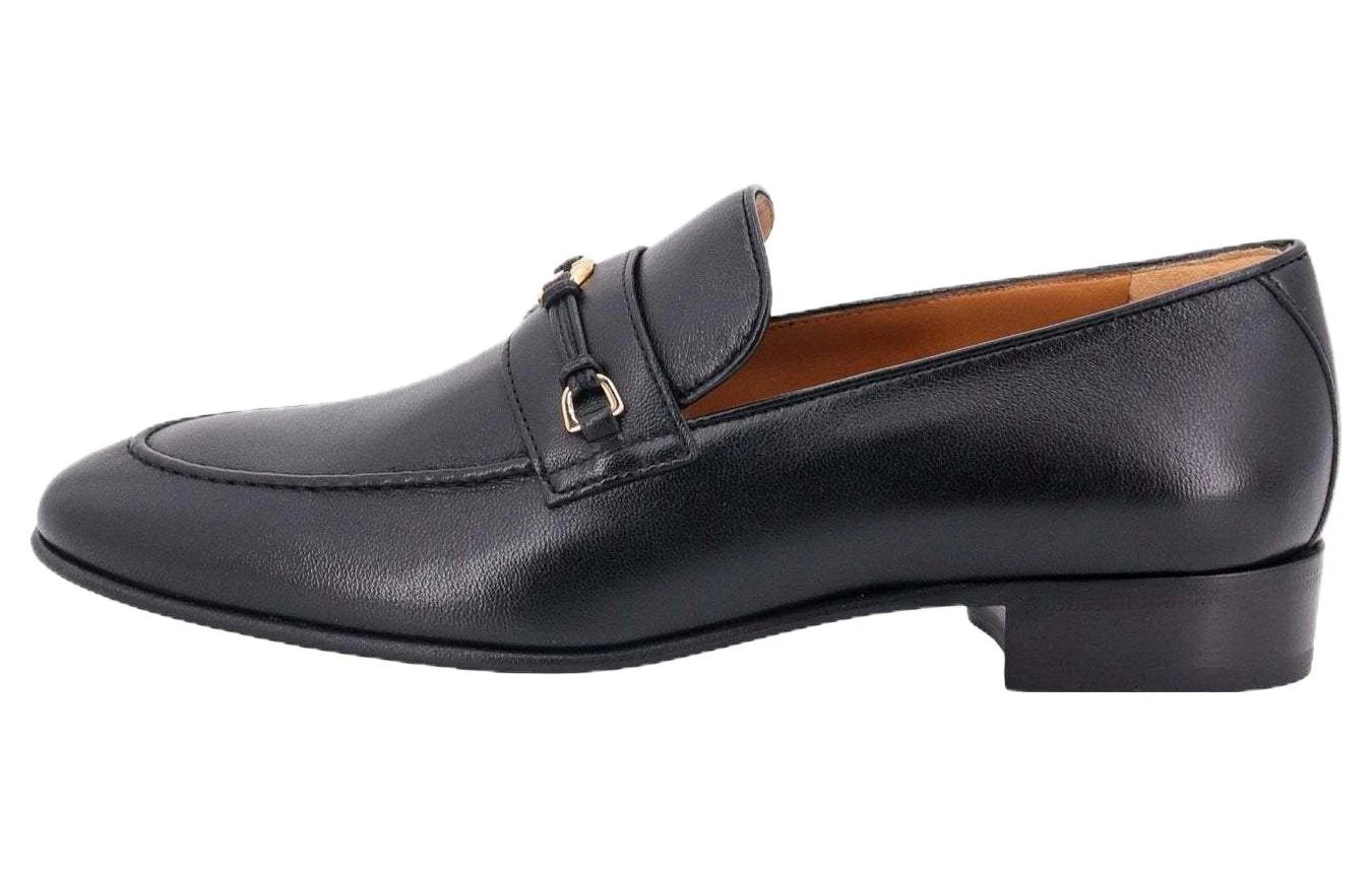 商品[国内直发] Gucci|古驰 Horsebit 皮革 时尚套穿 女士休闲鞋 女款 黑色,价格¥3823,第1张图片