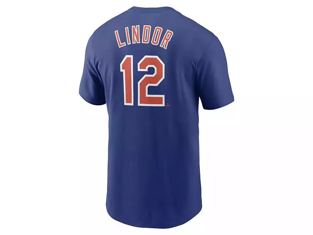 商品NIKE|New York Mets Men's Name and Number Player T-Shirt - Francisco Lindor,价格¥304,第1张图片