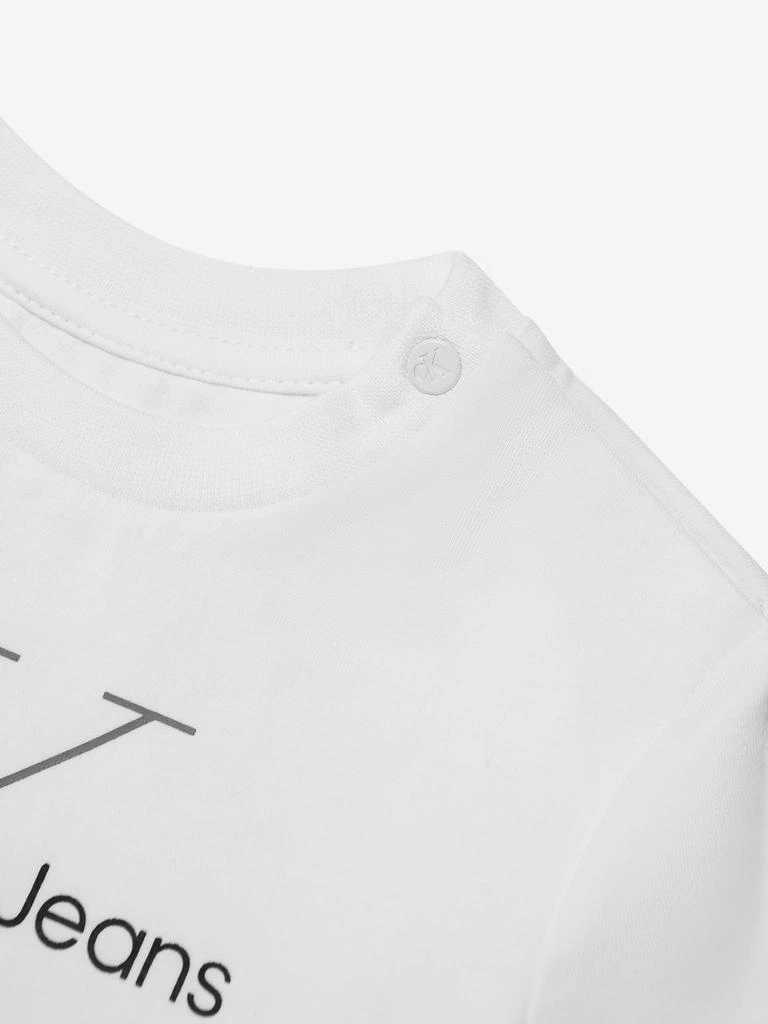 商品Calvin Klein|Calvin Klein Baby Monogram T-Shirt in White,价格¥261,第4张图片详细描述