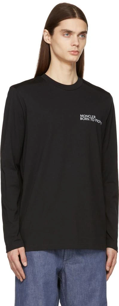 商品Moncler|黑色 Born To Protect 长袖 T 恤,价格¥4160,第2张图片详细描述