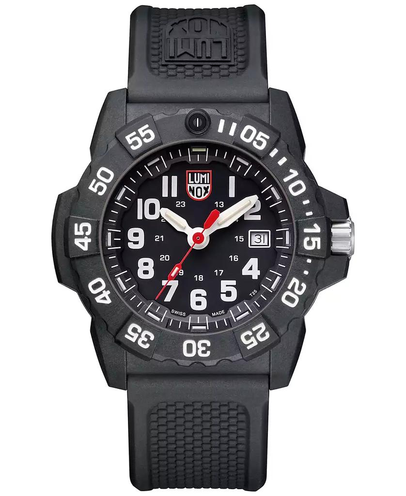 Luminox Men's Swiss Navy Seal Military Dive Black Rubber Strap Luminox Men's Swiss Navy Seal Military Dive Black Rubber Strap