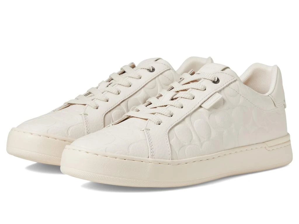 商品Coach|Lowline Signature Leather Low Top,价格¥746,第1张图片