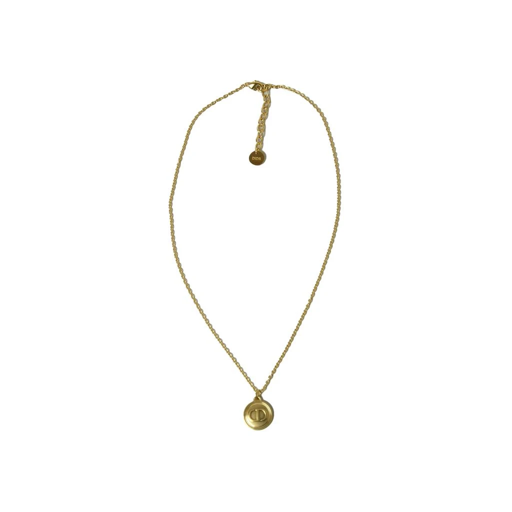 商品Dior|Dior CD Logo Necklace Gold,价格¥5098,第1张图片