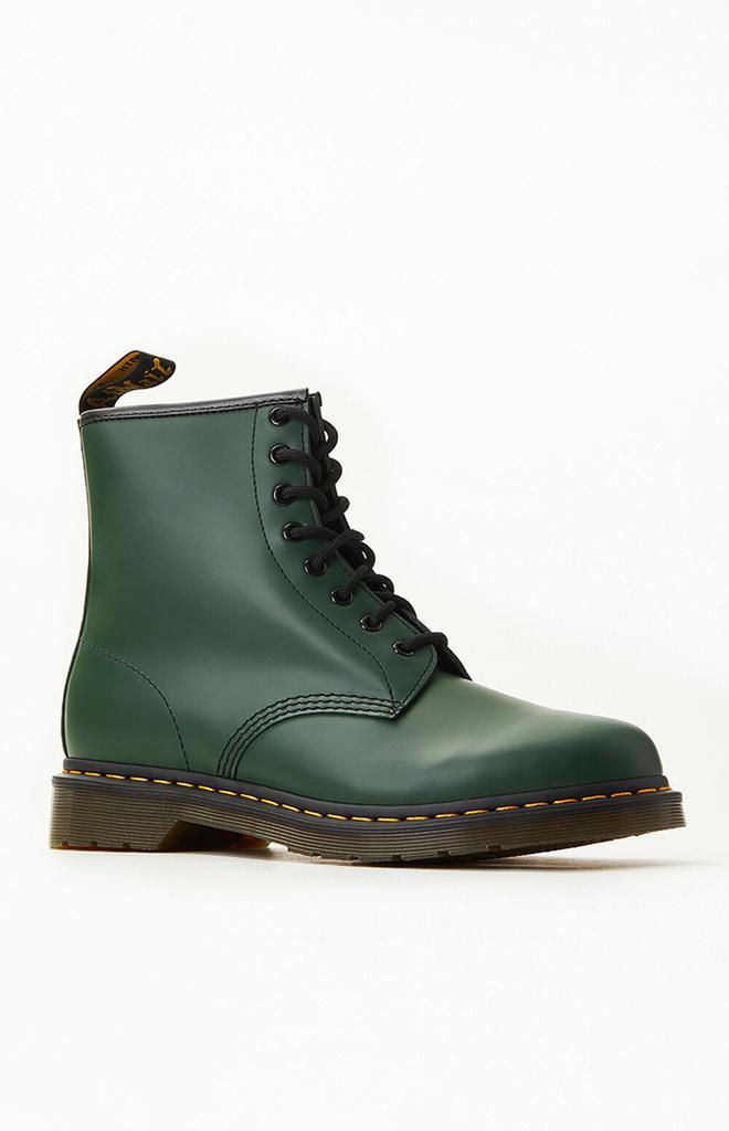 商品Dr. Martens|Green 1460 Smooth Leather Black Boots,价格¥1233,第1张图片