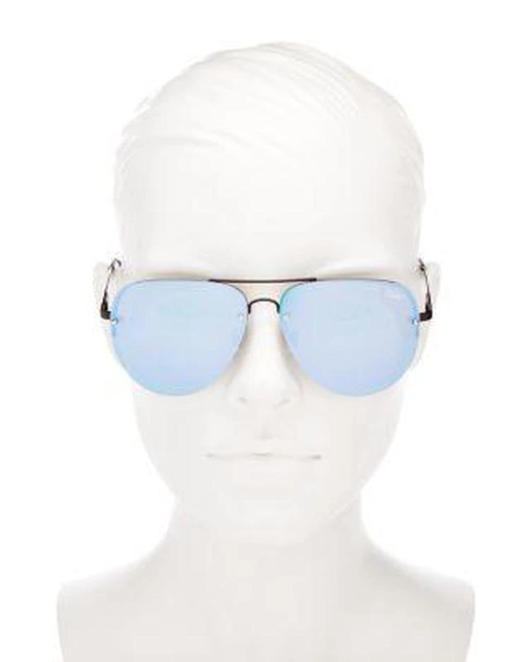 商品Quay|Muse Mirrored Aviator Sunglasses, 62mm 缪斯镜面太阳镜,价格¥445,第2张图片详细描述