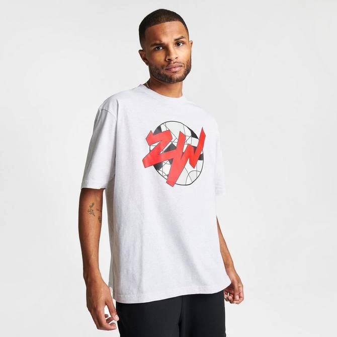 商品Jordan|Men's Jordan Zion Initials Graphic T-Shirt,价格¥258,第3张图片详细描述