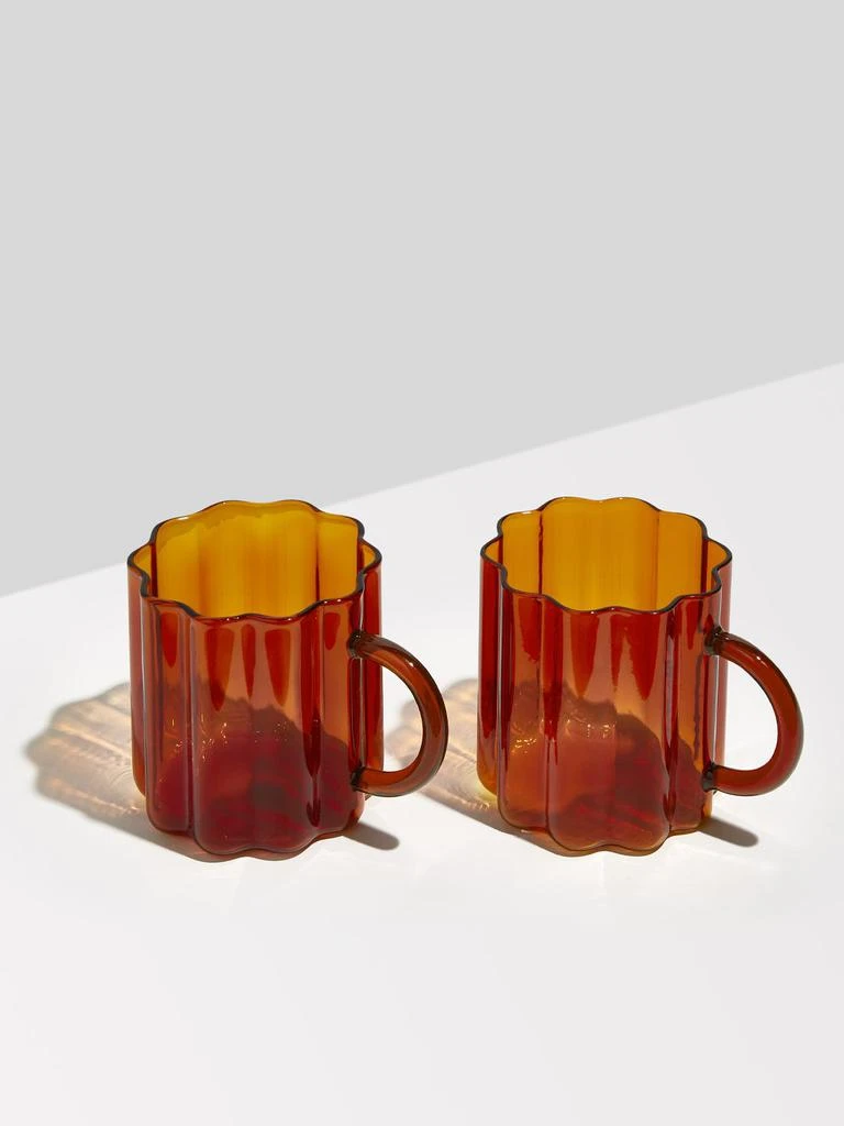 商品FAZEEK|Set Of 2 Wave Mugs,价格¥683,第2张图片详细描述