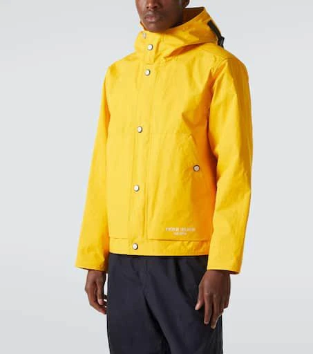 商品Stone Island|Logo层压棉质府绸雨衣,价格¥8098,第3张图片详细描述