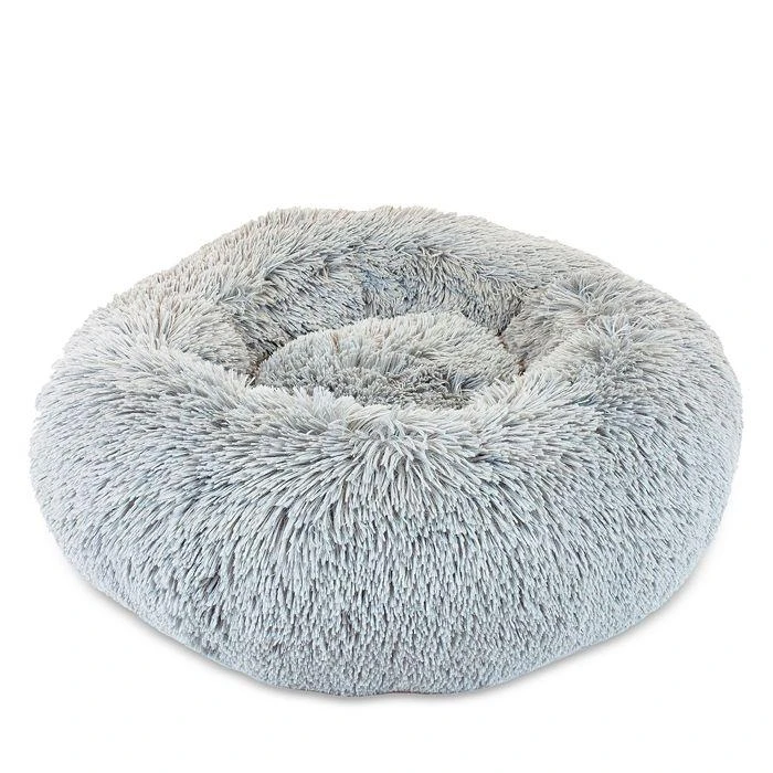 商品Precious Tails|Super Lux Shaggy Donut Bolster Pet Bed, Medium,价格¥224,第1张图片