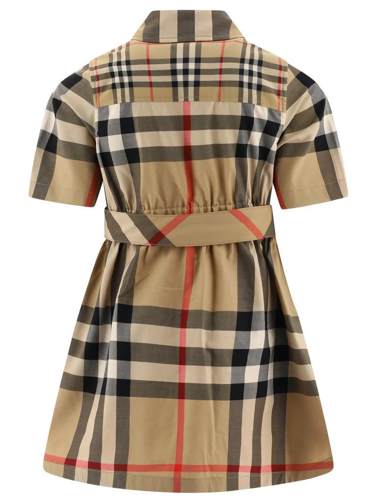 商品Burberry|Burberry Kids Checked Short-Sleeved Shirt Dress,价格¥2481,第2张图片详细描述
