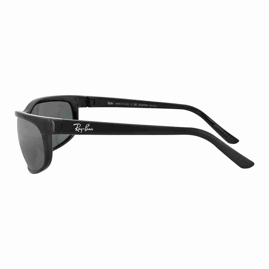 Predator 2 Polarized Grey Rectangular Unisex Sunglasses RB2027 601/W1 62商品第2张图片规格展示