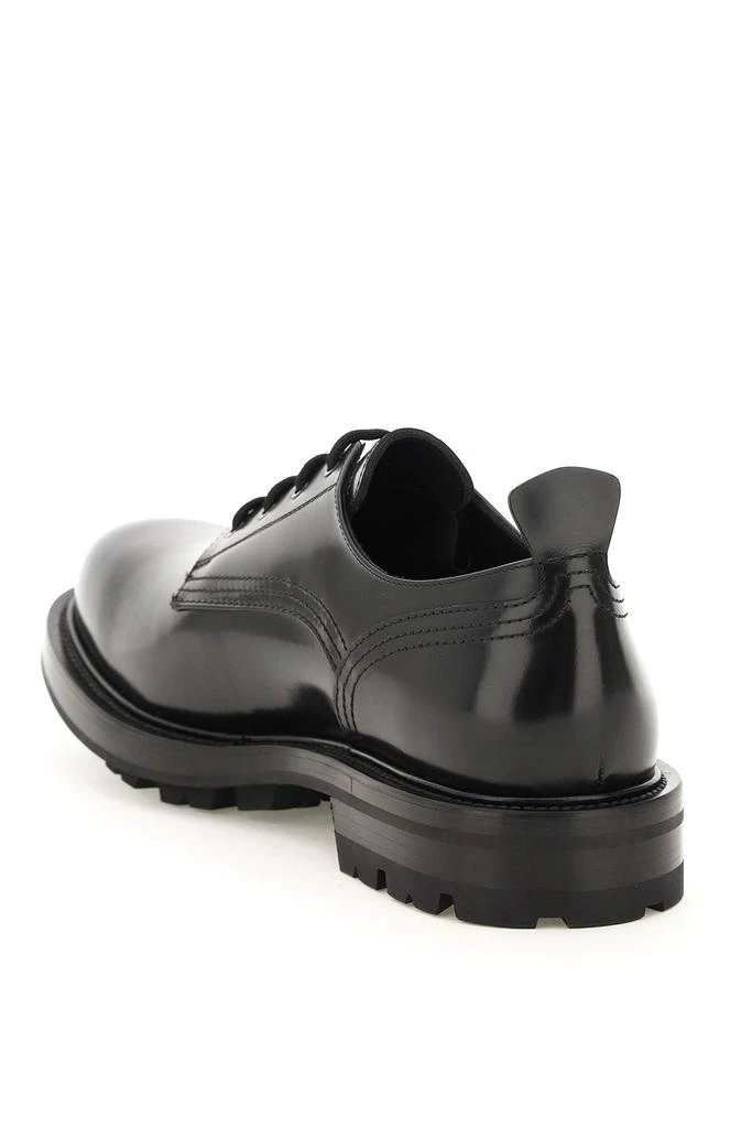 商品Alexander McQueen|Alexander Mcqueen Brushed Leather Lace Up Shoes,价格¥2487,第3张图片详细描述