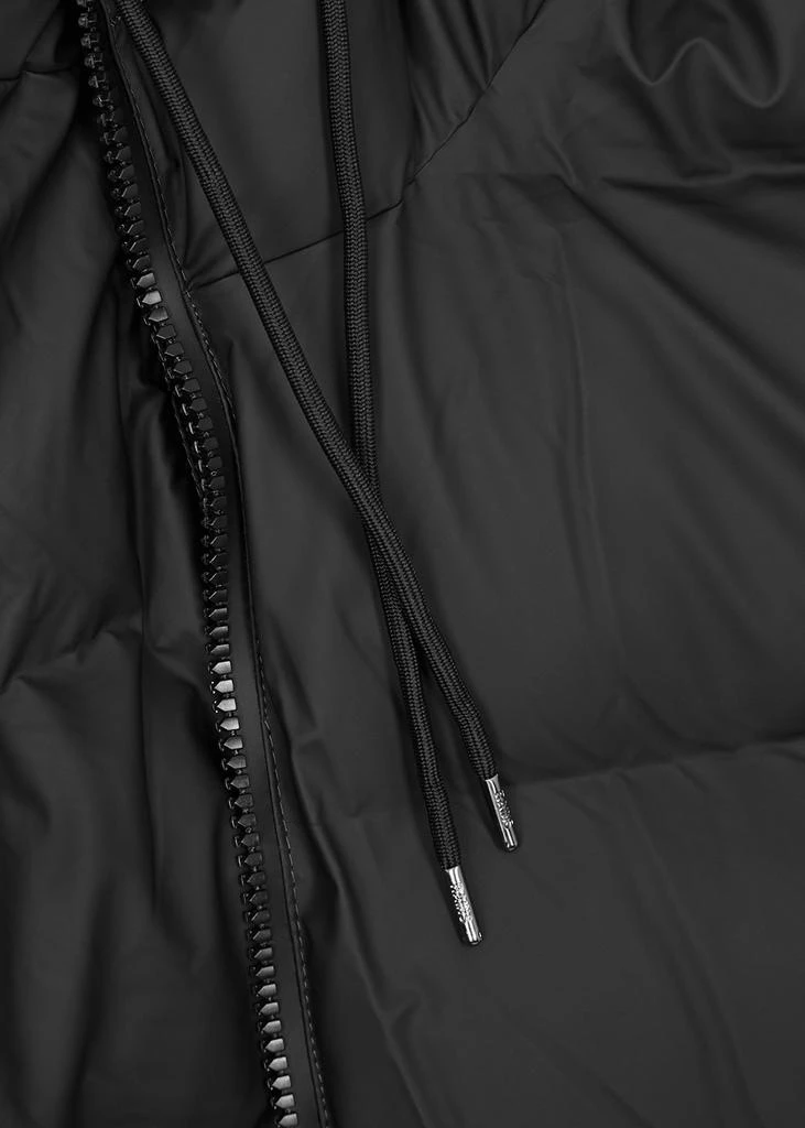 商品RAINS|Black quilted rubberised jacket,价格¥1304,第5张图片详细描述