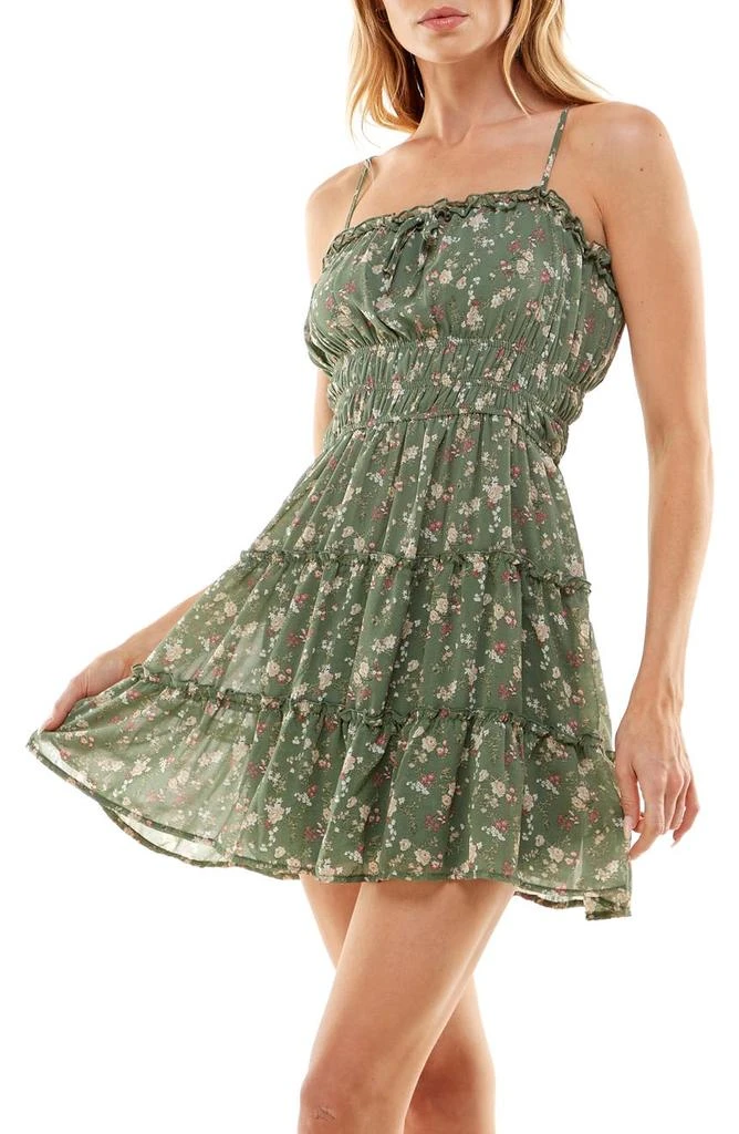 商品ROW A|Floral Square Neck Tiered Dress,价格¥237,第4张图片详细描述