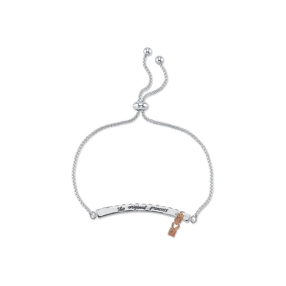 商品Disney|Silver Plated Clear Crystal Adjustable Bolo Mom Charm,价格¥115,第3张图片详细描述