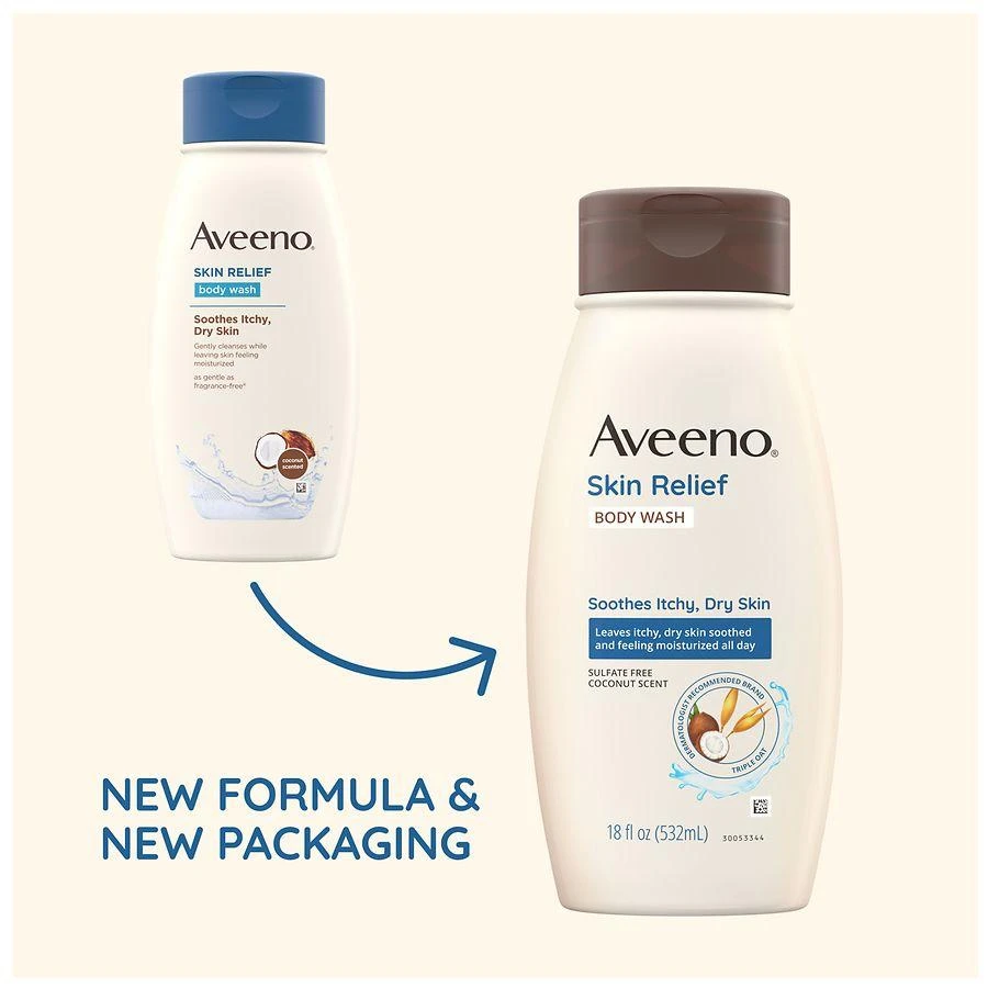 商品Aveeno|Skin Relief Oat Body Wash Coconut,价格¥80,第2张图片详细描述