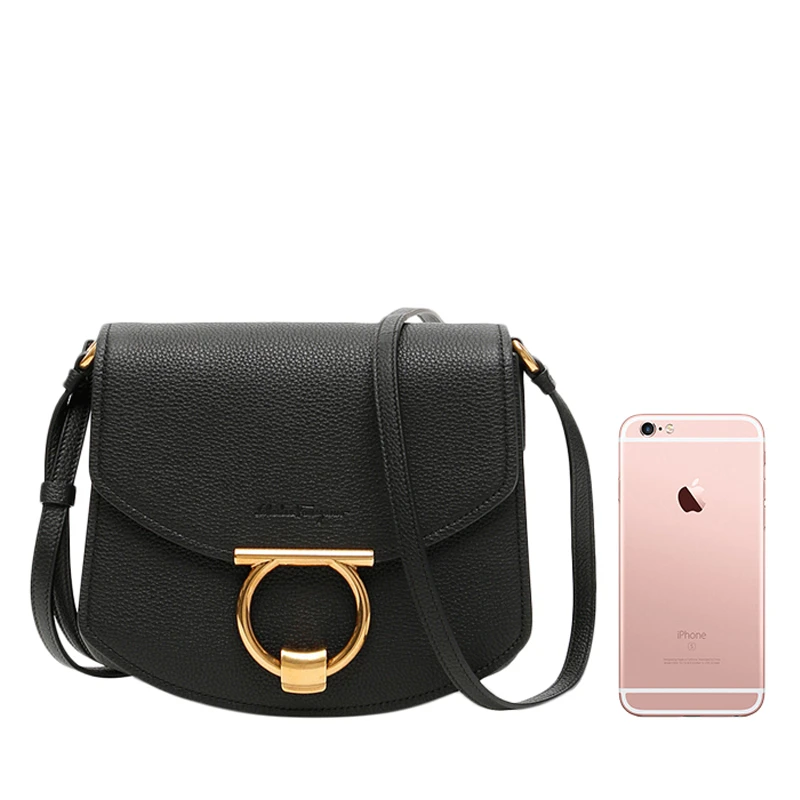 Salvatore Ferragamo 菲拉格慕 女士黑色牛皮挎包 21-H766-0718467 商品