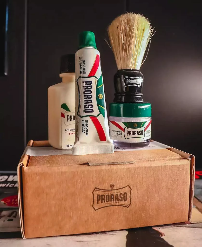 商品Proraso|4-Pc. Travel Shave Gift Set,价格¥116,第2张图片详细描述