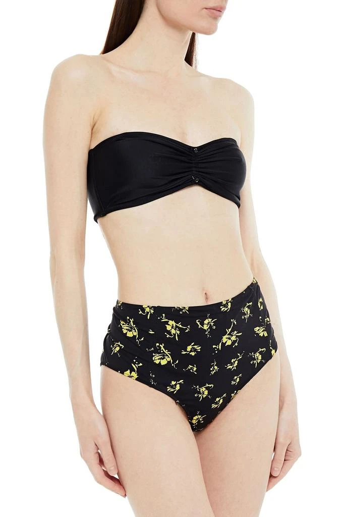 商品Ganni|Embellished ruched bandeau bikini top,价格¥306,第2张图片详细描述