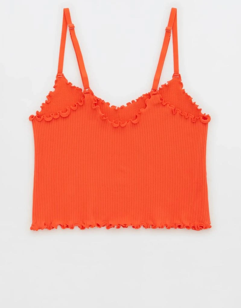 商品Aerie|Aerie Seamless Rib Corset Bra Top,价格¥106,第4张图片详细描述