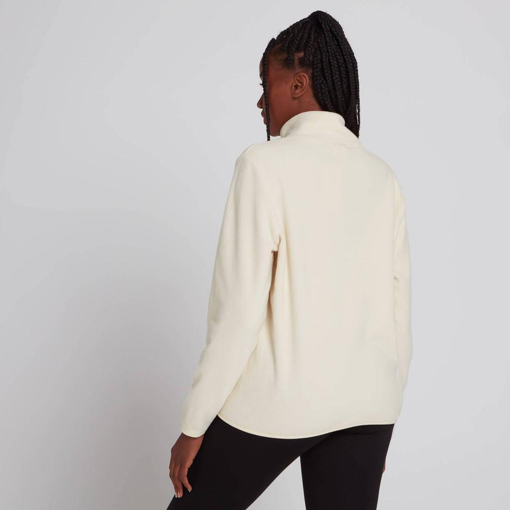 商品Myprotein|MP Women's Essential Fleece Zip Through Jacket - Ecru,价格¥148,第5张图片详细描述