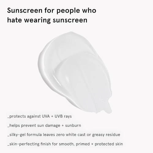 商品Glossier|Invisible Shield Priming Sunscreen SPF 50,价格¥249,第4张图片详细描述