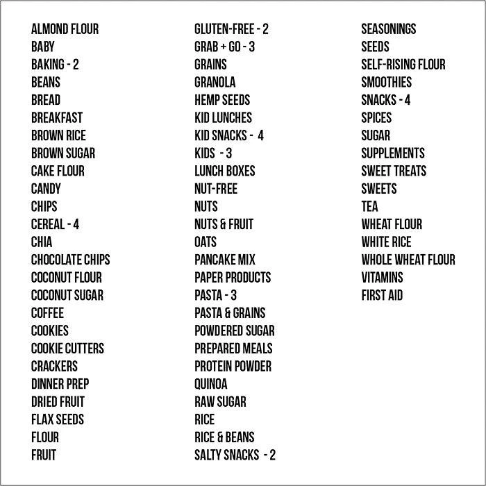 Pantry Label Set 商品