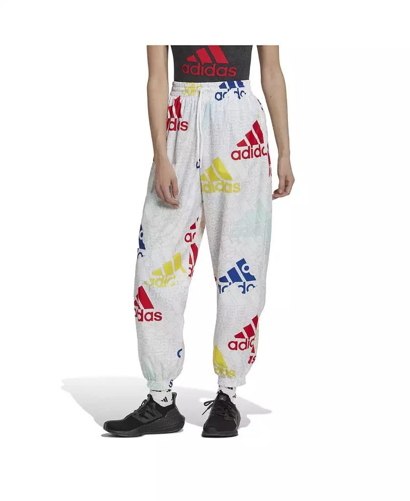 商品Adidas|Women's Essentials Multi-Colored Loose Fit Woven Pants,价格¥579,第1张图片