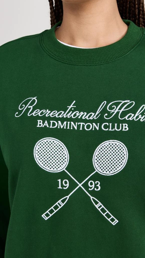 商品Recreational Habits|Badminton Crewneck Sweatshirt,价格¥663,第5张图片详细描述