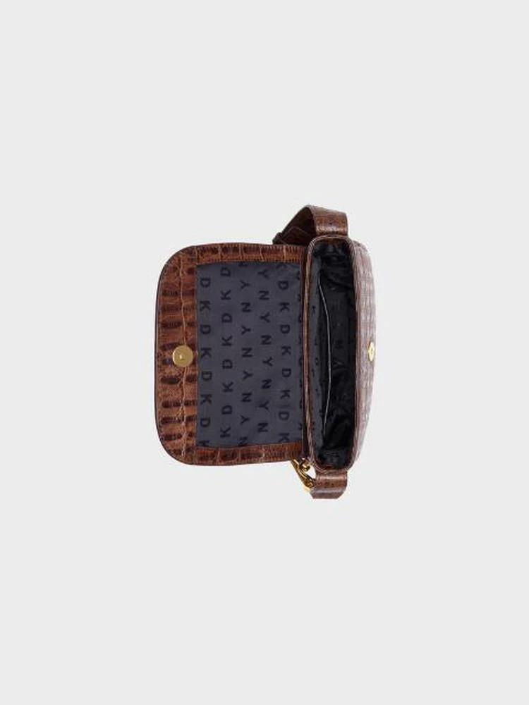 商品DKNY|Croc Embossed Leather Small Crossbody,价格¥1510,第3张图片详细描述
