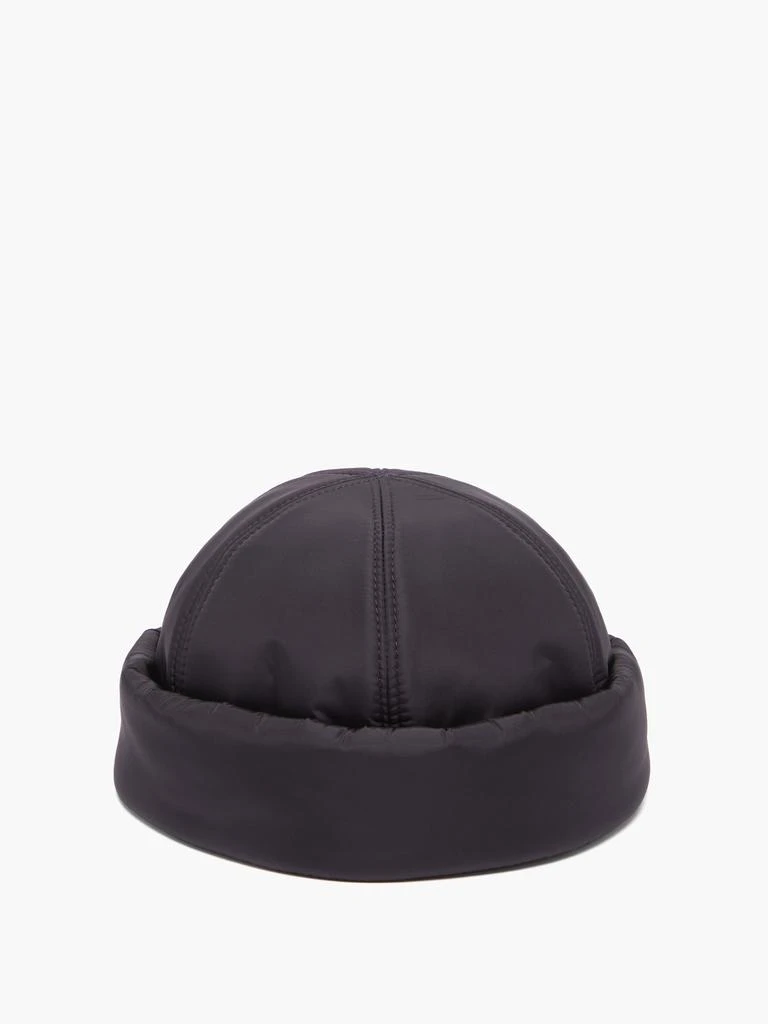 商品Prada|Triangle logo-plaque nylon beanie,价格¥4979,第5张图片详细描述
