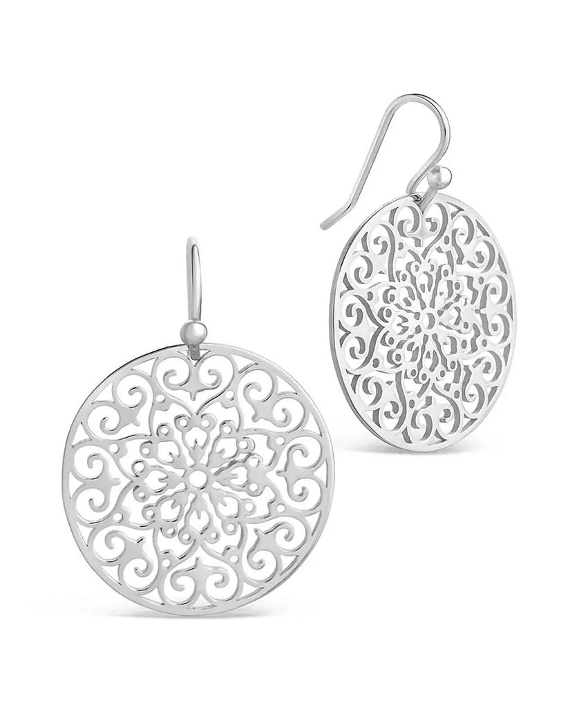 商品Sterling Forever|Lace Dangle Earrings and Pendant Necklace Tis The Season Gift Set,价格¥401,第2张图片详细描述