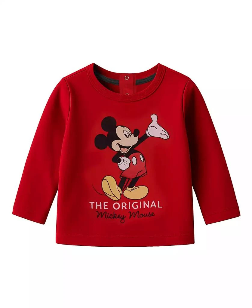 商品Disney|Baby Boys 3-Piece Mickey Vest, T-Shirt and Joggers Set,价格¥383,第2张图片详细描述