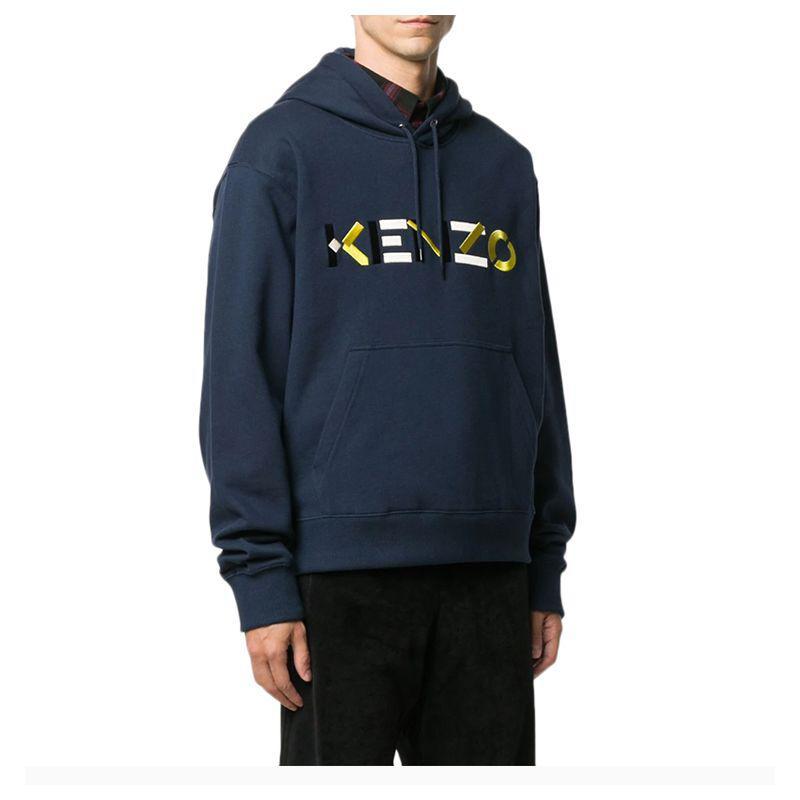 商品Kenzo|KENZO 高田贤三 男士深蓝色棉质卫衣/帽衫 FA65SW3044MO-76,价格¥2802,第13张图片详细描述