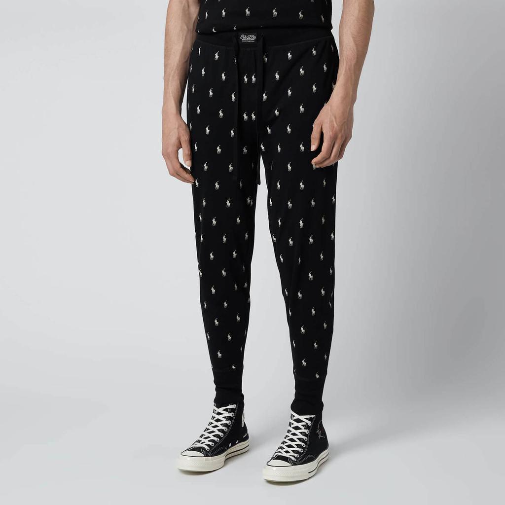 Polo Ralph Lauren Men's Liquid Cotton Printed Slim Jogger Pants - Polo Black商品第1张图片规格展示